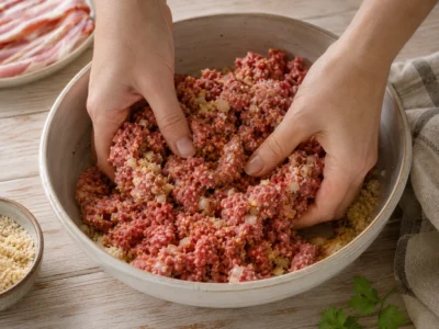 Mix the beef base