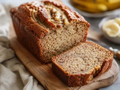 Banana Bread Recipe with Oil (Moist, No-Mixer Method)