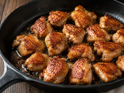 Sear the chicken