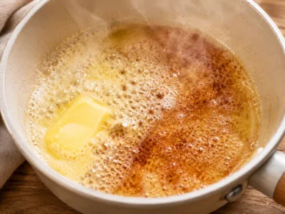 Brown the butter