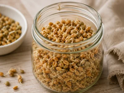Sprout the grains and legumes (48–72 hrs)