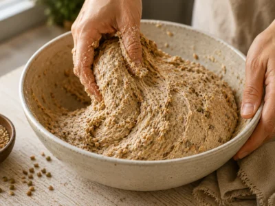 Mix the dough