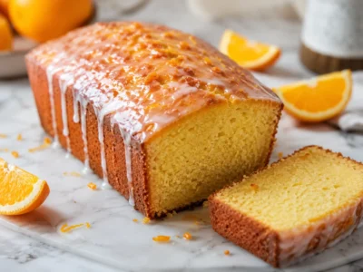 Classic Orange Pound Cake (Buttery, Moist & Glazed)