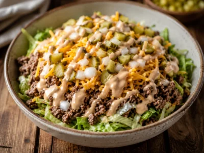 Big Mac Bowl Recipe — All the Flavor, No Bun Required