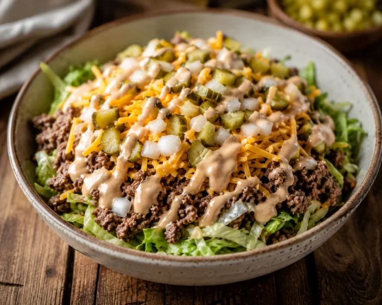 Big Mac Bowl Recipe — All the Flavor, No Bun Required
