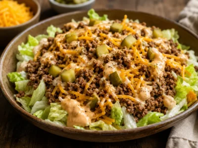 Big Mac Salad Recipe: All the Burger Flavor, No Bun